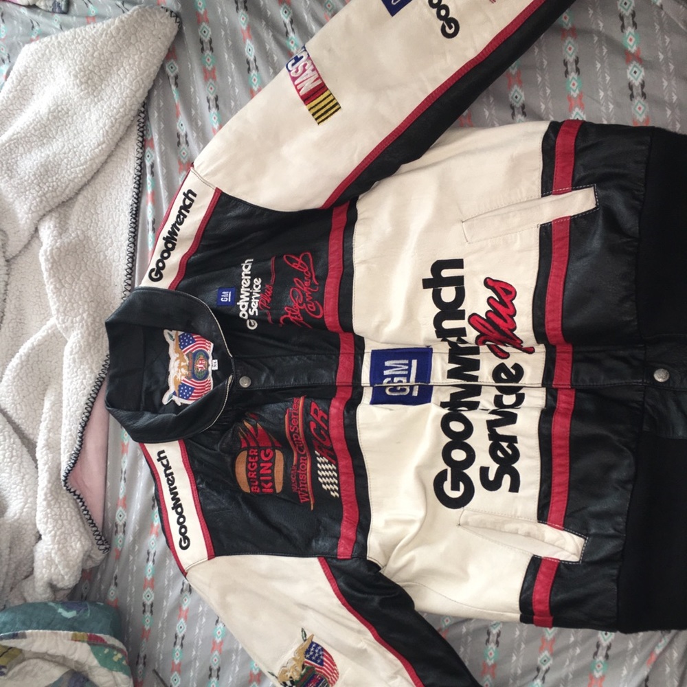 Jeff Hamilton xl leather Dale Earnhardt jacket